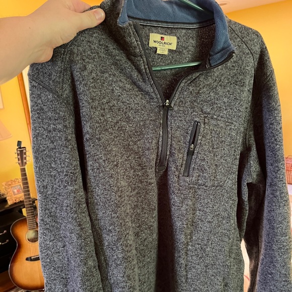 Mens Woolrich sweater Large - Picture 2 of 5
